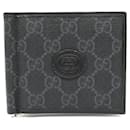 Gucci PVC Canvas Leather Wallet