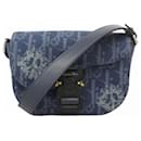 Christian Dior Navy Shoulder Bag