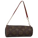 LOUIS VUITTON Monogram Papillon Pouch LV Auth BA3067 - Louis Vuitton