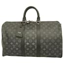 Louis Vuitton Boston Bag Monogram Eclipse Keepall Bandouliere 45