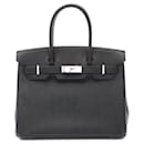 Hermes Birkin 30 Handbag Black - Hermès