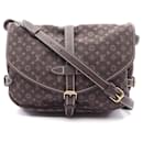 Louis Vuitton Canvas Leather Saumur Shoulder Bag
