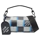 Louis Vuitton Damier Soft Polochon PM Leather Handbag