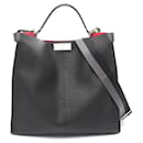 Fendi Peekaboo X-Lite Leather Shoulder Bag