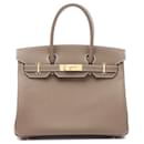 Hermes Birkin 30 Etoupe Handbag Brown - Hermès