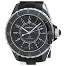 Chanel J12 Ceramic Rubber Automatic Men's Watch H0684