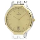 OMEGA De Ville Symbol 18K Gold Steel Quartz Men's Watch - Omega