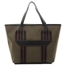 Hermes Canvas Military Tote Bag - Hermès