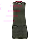 Chanel Knitted Sleeveless Mini Dress in Pink Cashmere