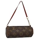 LOUIS VUITTON Monogram Papillon Pouch LV Auth BA3189 - Louis Vuitton