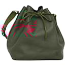 LOUIS VUITTON Epi Petit Noe Shoulder Bag Bicolor Green Red M44147 LV Auth 127353 - Louis Vuitton