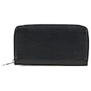 Louis Vuitton Black Epi Zippy Long Wallet
