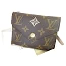 Louis Vuitton Portefeuille Victorine Monogram Tri-fold Wallet