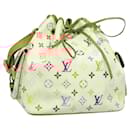 LOUIS VUITTON Monogram Multicolor Petit Noe Bag White M42229 LV Auth 127305 - Louis Vuitton