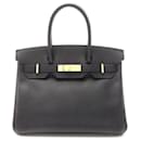 Hermes Birkin 30 Handbag Black - Hermès