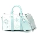 Louis Vuitton Keepall Bandouliere 25 Monogram Aqua Garden Handbag