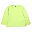 H BEAUTY&YOUTH Scallop Short Knit Pullover Rayon Polyester Knitwear - Autre Marque