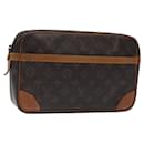 LOUIS VUITTON Monogram Compiegne 28 Clutch Bag M51845 LV Auth BA3364 - Louis Vuitton