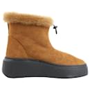 MARIA LUCA Emma Shearling Boots in Camel, Size 37 EU - Autre Marque