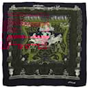 Hermès Carré Geant "LE PARADIS DU ROY" Cashmere & Silk Scarf in Black