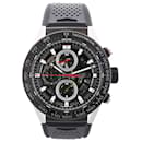 Carrera CALIBRE HEUER 01 CAR2A1Z.FT6044 WBD6279 SS SS & Rubber AT Skeleton dial Watch - Tag Heuer