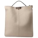 Fendi Peek-a-boo X-light  ICU Co., Ltd. Leather Handbag in Beige 7VA528
