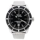 Breitling Superocean A172B680CA 1097540 SS AT Black Dial Watch
