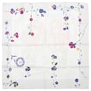 Hermès Carré 90 "BRIDES de GALA" 100% Silk Scarf in White