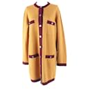 Chanel Cashmere COCO Button Bicolor Knit Cardigan