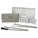 Vintage Balenciaga Mini Pochette bag leather white