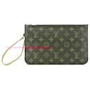 Louis Vuitton Brown Monogram Neverfull Pouch