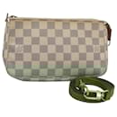 LOUIS VUITTON Damier Azur Pochette Accessoires Pouch N51986 LV Auth yk18508 - Louis Vuitton