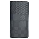 Louis Vuitton Portefeuille Brazza NM Damier Graphite 3D Long Wallet