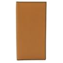 Valextra Vertical Leather Long Wallet