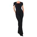 Black crepe jumpsuit - size UK 8 - Roland Mouret