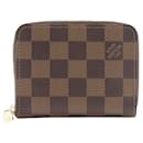 Louis Vuitton Zippy Coin Purse Damier Canvas Coin Case