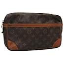 LOUIS VUITTON Monogram Compiegne 28 Clutch Bag M51845 LV Auth 129413 - Louis Vuitton