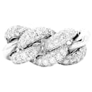 Pomellato 'Catene' ring, white gold and diamonds.