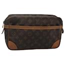 LOUIS VUITTON Monogram Compiegne 28 Clutch Bag M51845 LV Auth BA3377 - Louis Vuitton