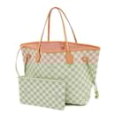 Louis Vuitton Damier Azur Neverfull MM Tote Bag