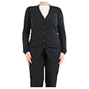 Charcoal grey cashmere cardigan - size L - Autre Marque