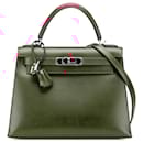 Hermès Red Box Calf Kelly II Sellier 28