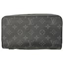 Louis Vuitton Long Wallet Monogram Eclipse Zippy XL