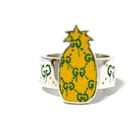 Gucci Men's Pineapple Silver Ring