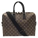 Louis Vuitton Porte Document Jour Monogram Macassar Bag