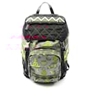 Prada Nylon Saffiano Leather Backpack