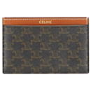 Celine Triomphe PVC Leather Card Case - Céline