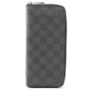 Louis Vuitton Zippy Wallet Vertical Damier Graphite Long Wallet