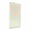 Louis Vuitton Round Long Wallet Damier Heritage Zippy Vertical