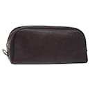 LOUIS VUITTON Taiga Necessaire PM Bolsa Clutch Acajou M30226 LV Auth 130575 - Louis Vuitton